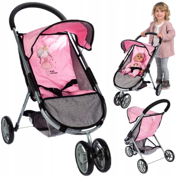 [paket][5] Lättvikts dockvagn Princess X395