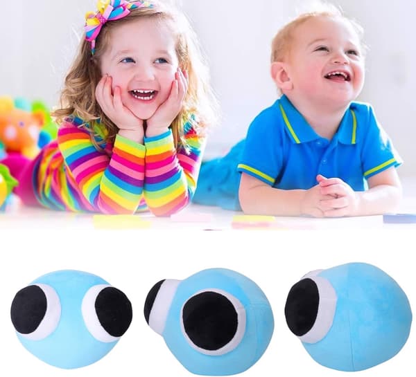 Pehmolelu Maskotti Suullinen Lelu 18cm Sininen