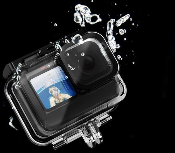 Etui til GoPro Hero 9, Vandtæt etui, Klar
