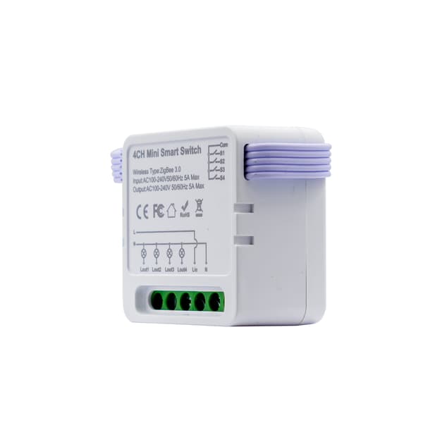 TUYA 4-kanals Zigbee-belysningscontroller