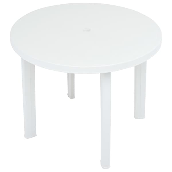 vidaXL havebord hvid 89 cm plastik