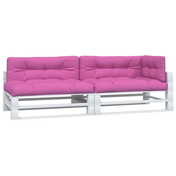 vidaXL Palldynor, 5 st, rosa, tyg