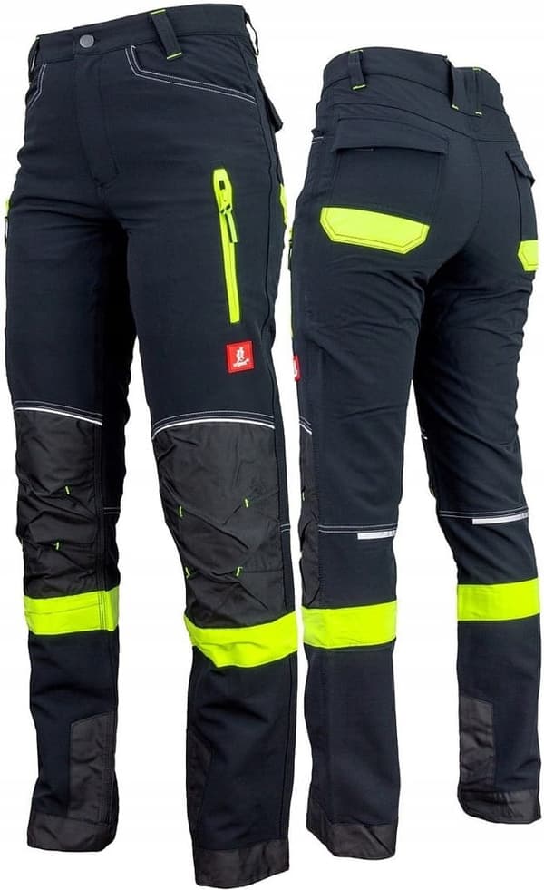 Urgent 719 elastiska reflekterande softshell arbetsbyxor 58