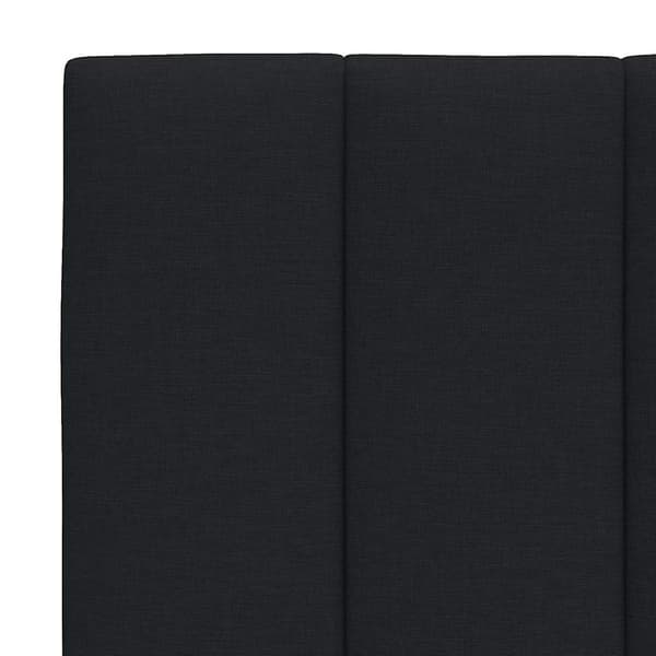 vidaXL hovedgærdehynde, sort, 160 cm, stof