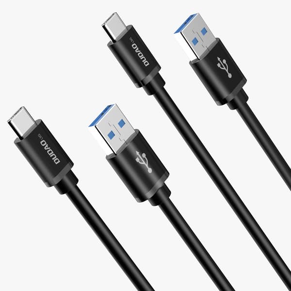 USB - USB Typ C Supersnabb Laddningskabel 1 m Svart