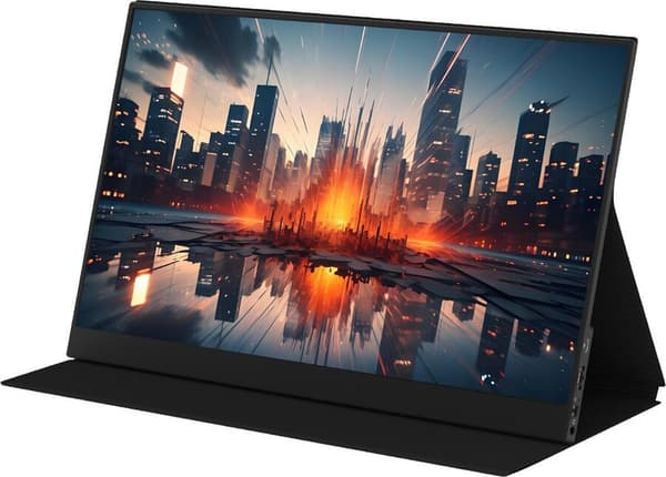 Zeuslap P16A 16" bärbar skärm svart
