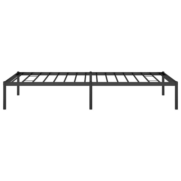 vidaXL metalsengestel sort 90x190 cm