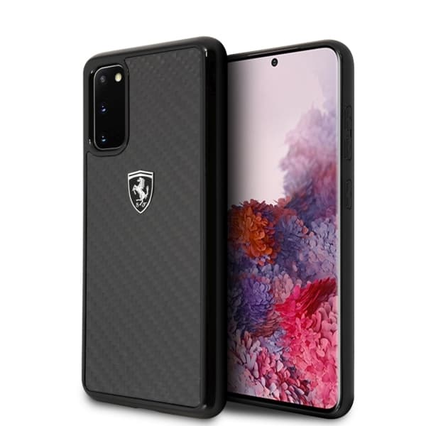 Ferrari Hardcase FEHCAHCS62BK S20 G980 sort/sort Carbon Heritage