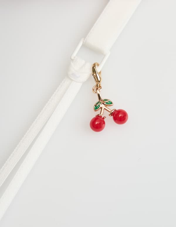 Härlig Cherry Bloovii Push-Up-BH | Kräm 75C