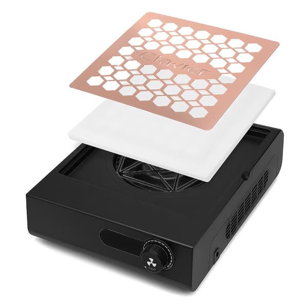 Clavier V8700 Manicure og Pedicure Kassette Støvopsamler 24W - Sort