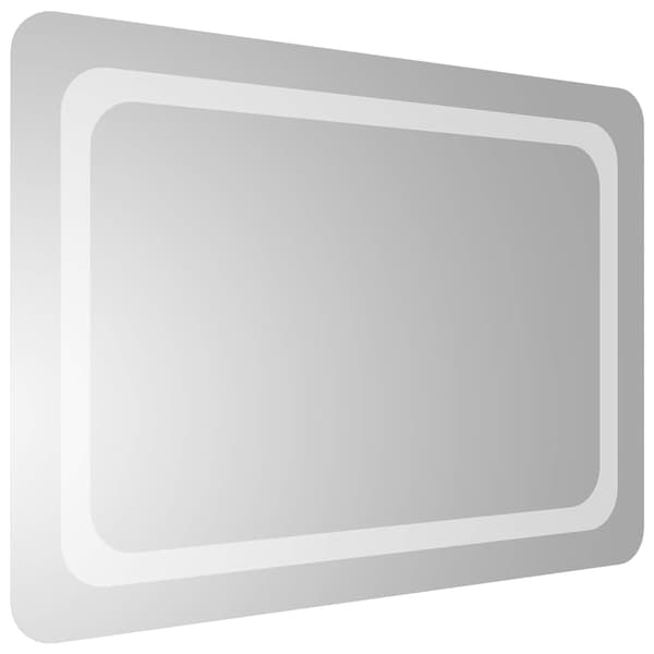 vidaXL Badrumsspegel med LED, 70x50 cm