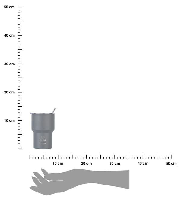 400 ml Fjord Grey termosmugg