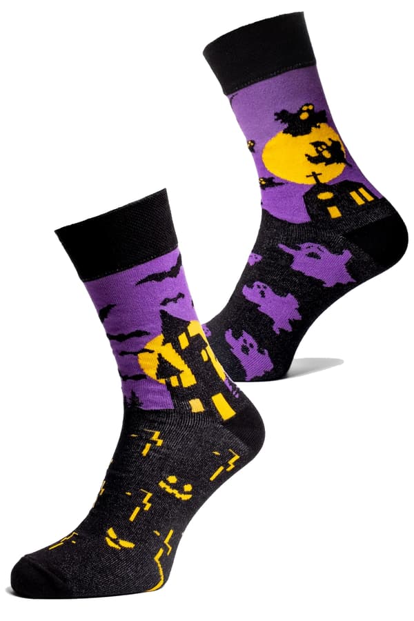 S96D HALLOWEEN pitkät sukat 44-47