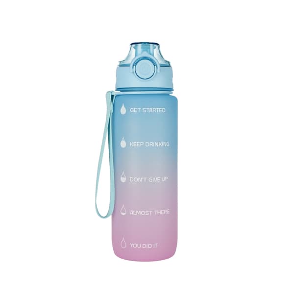 FLASKA 750ML BLÅ ROSA STK 9186