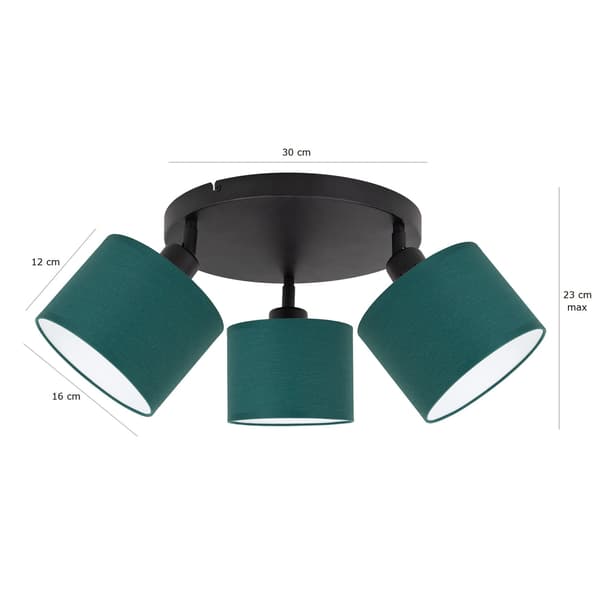 Tornado AMP3K lampa grön