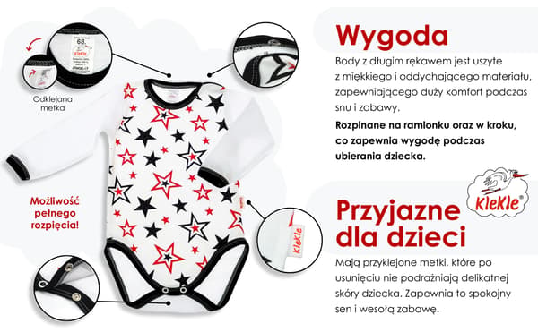 Bodysuitlængde 2-PAK Hjerter + Hjerter r 92 klekle