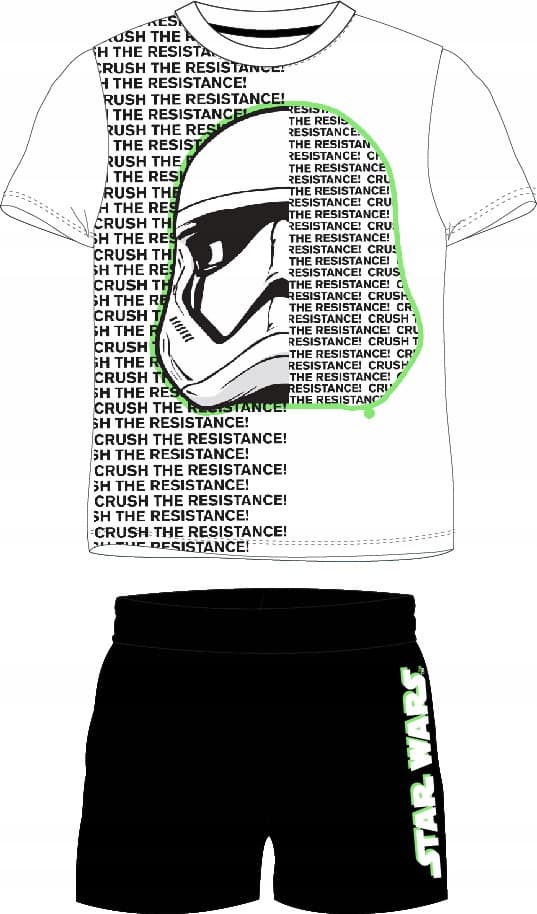 STAR WARS -POIKIEN LYHYTHIHAINEN PYJAMA LYHYET SHORTIT 134 D012F