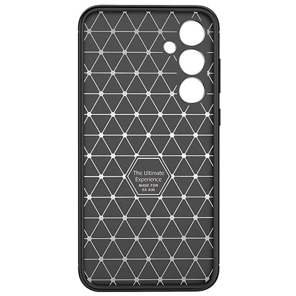 Beline Carbon Armor-cover til Galaxy A35 5G, sort