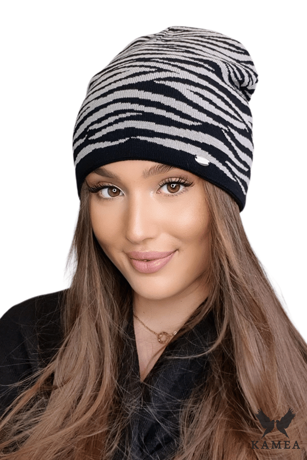 ZAINA damehat i mørk beige