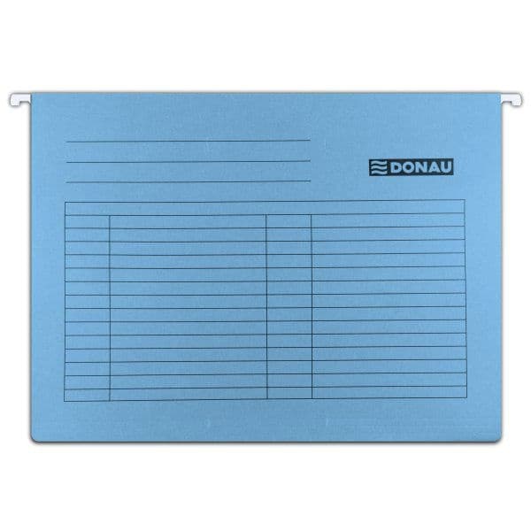 DONAU hængemappe, A4, 230 g/m², blå