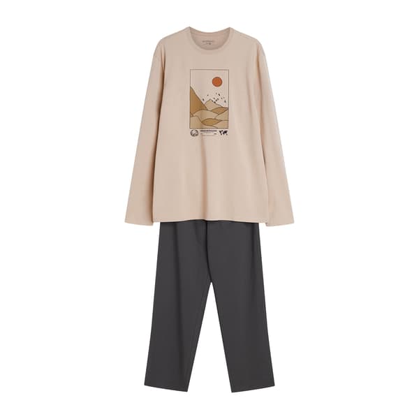 Luro Henderson Pyjamas herr | Beige, Grå M