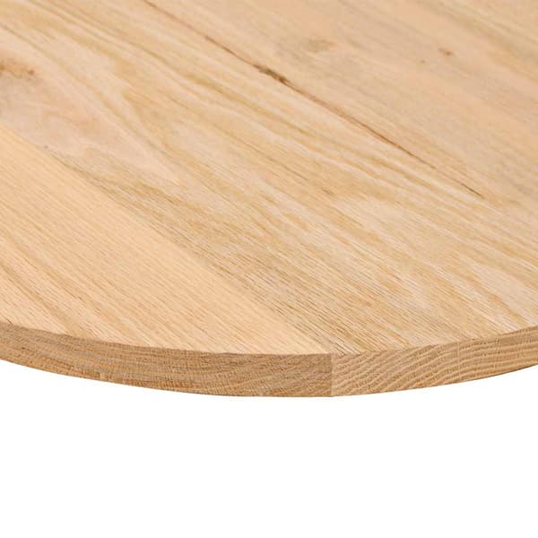 vidaXL bordplade 80x40x2 cm oval i egetræ