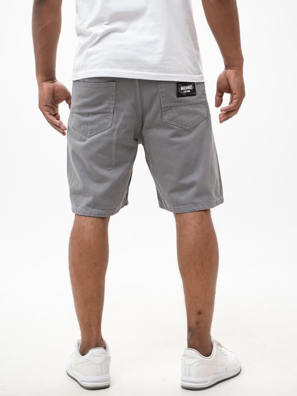 Herr Grå MyStars Washing Basic Jeansshorts 30