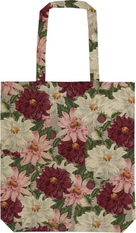 STBAG 76 Bomuldspose Lilla Georginer