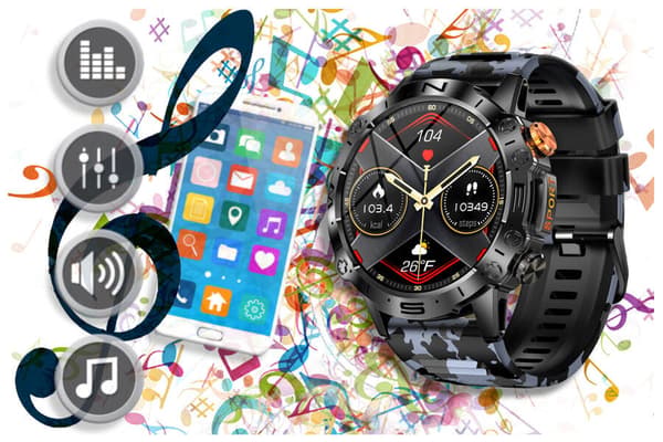 Herr smartwatch GRAVITY GT20-5 - AMOLED, Extra rem (sg024e)