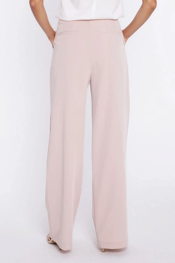 Vida byxor med veck - beige 36