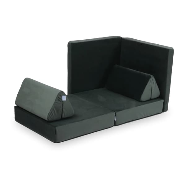 Montessori Standard fløjl grafit mini legesofa