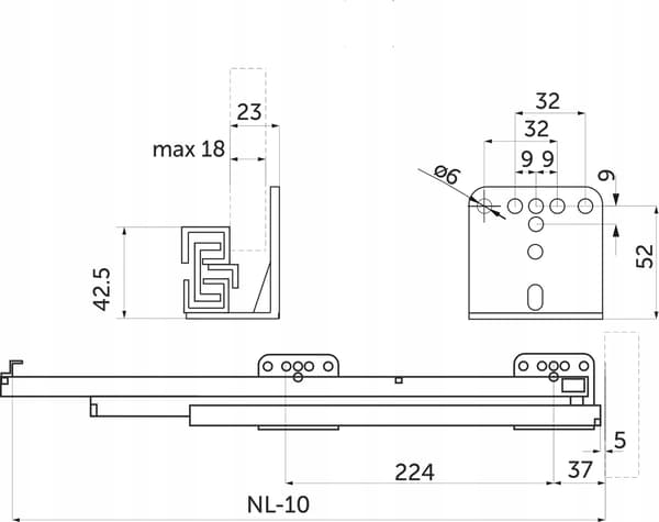 L-450 AKS nedre monteringsguide