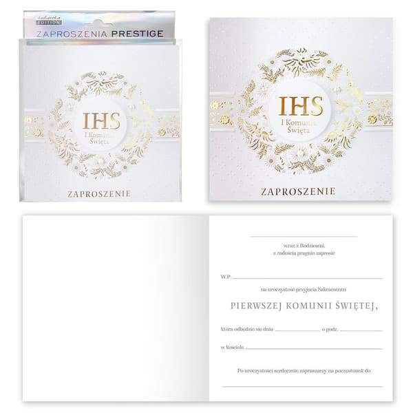 Invitation til første kommunion (5 stk.)
