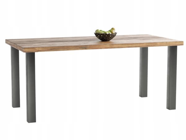 Metalben til møbelbord 8x72 cm 4 dele sort stabil