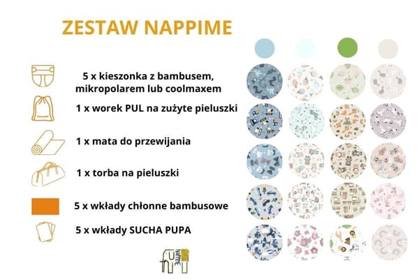 NappiMe Microfiber pestävä vaippasetti