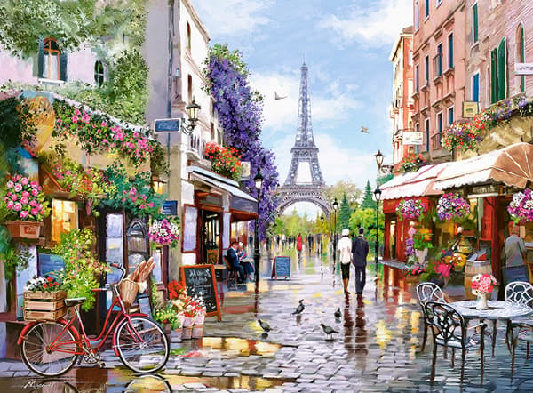 Pussel 3000 bitar C-300525-2 Blommande Paris