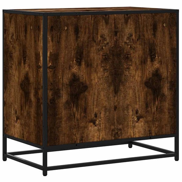 vidaXL kommode, røget eg, 70x41x70 cm, træbaseret materiale