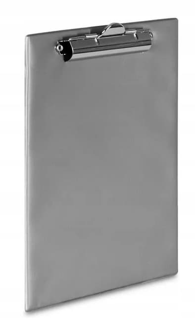 UDKLIPPAD A5 PVC GRÅ 8093