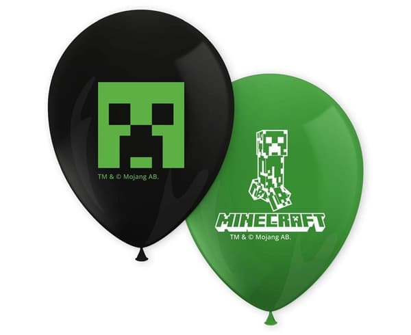 Minecraft-ilmapalloja 8 kpl