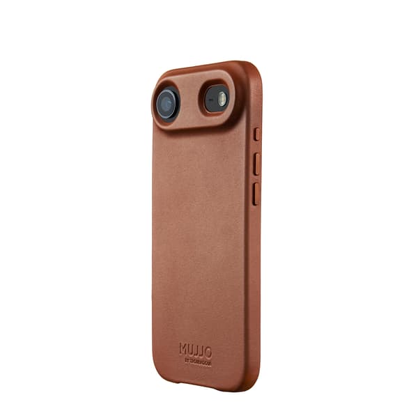 MUJJO iPhone 17 Air Læderetui Brun