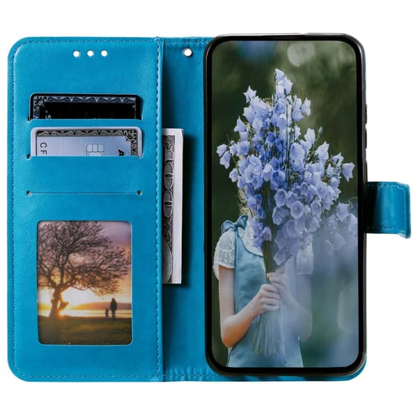 Flipfodral för Xiaomi Redmi Note 12 4G, Mandala, blå