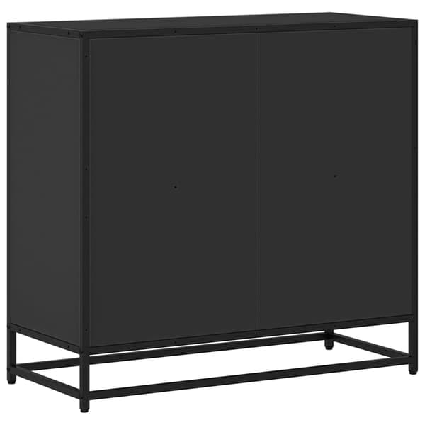 vidaXL bogreol, sort, 80,5x35x76 cm