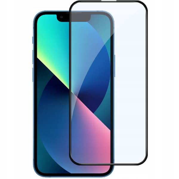 2x Härdat glas för Apple iPhone 13 Mini med helskärmstäckning, 5D-glas