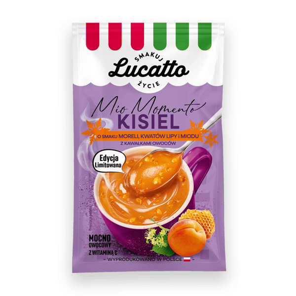 LUCATTO | Gelé | ABRIKOS, LIMEBLOMST OG HONNING | 30 g