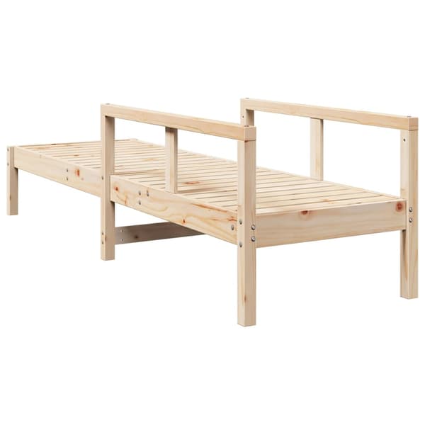 vidaXL Solstol, 199,5x62x55 cm, Pinewood