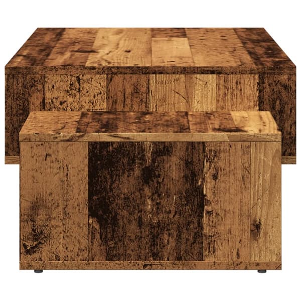 vidaXL Soffbord, Antikträ, 105x55x32 cm