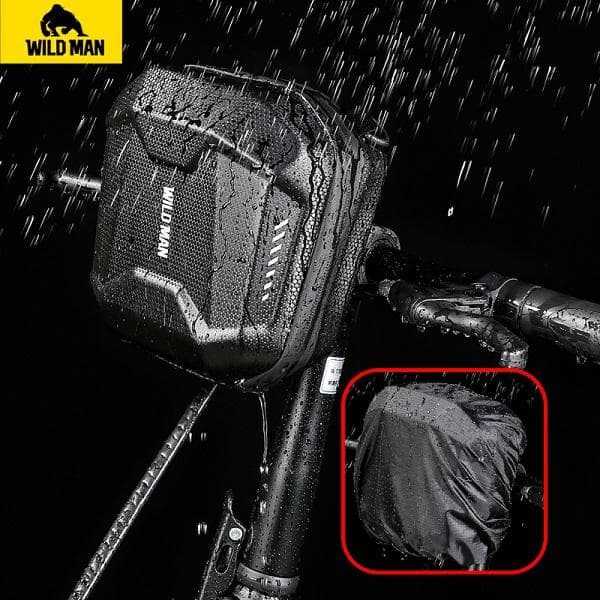 Steltaske, cykelholder WILDMANE18, sort
