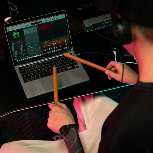 AeroBand PocketDrum 2 Max Bärbart Elektroniskt Trumset