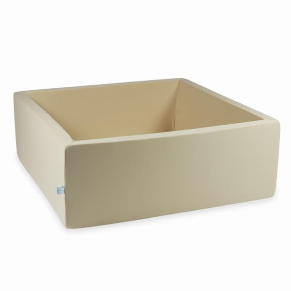Tør pool 110x110x40 beige uden bolde