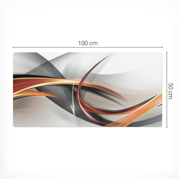 Vinyl halkfri spelmatta Dynamic Waves 100x50 cm